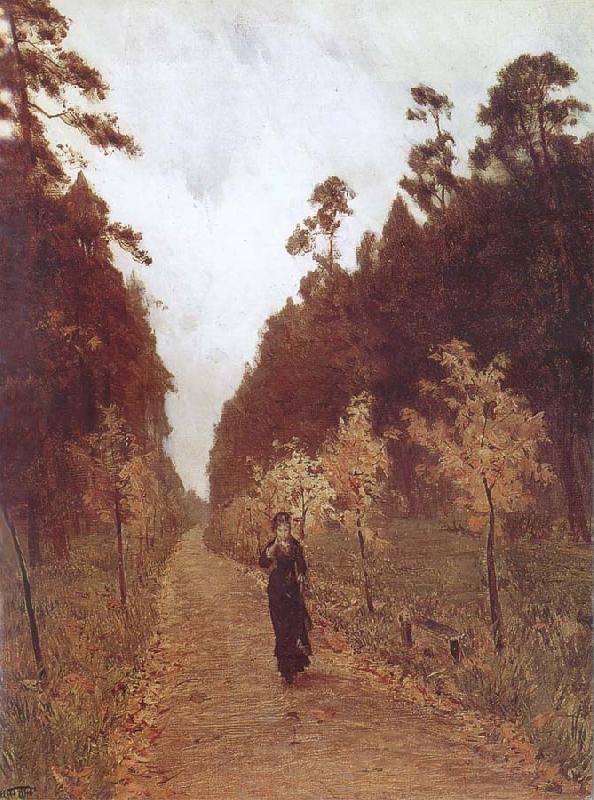 Isaac Levitan Autumn Day at Sokolniki oil painting picture